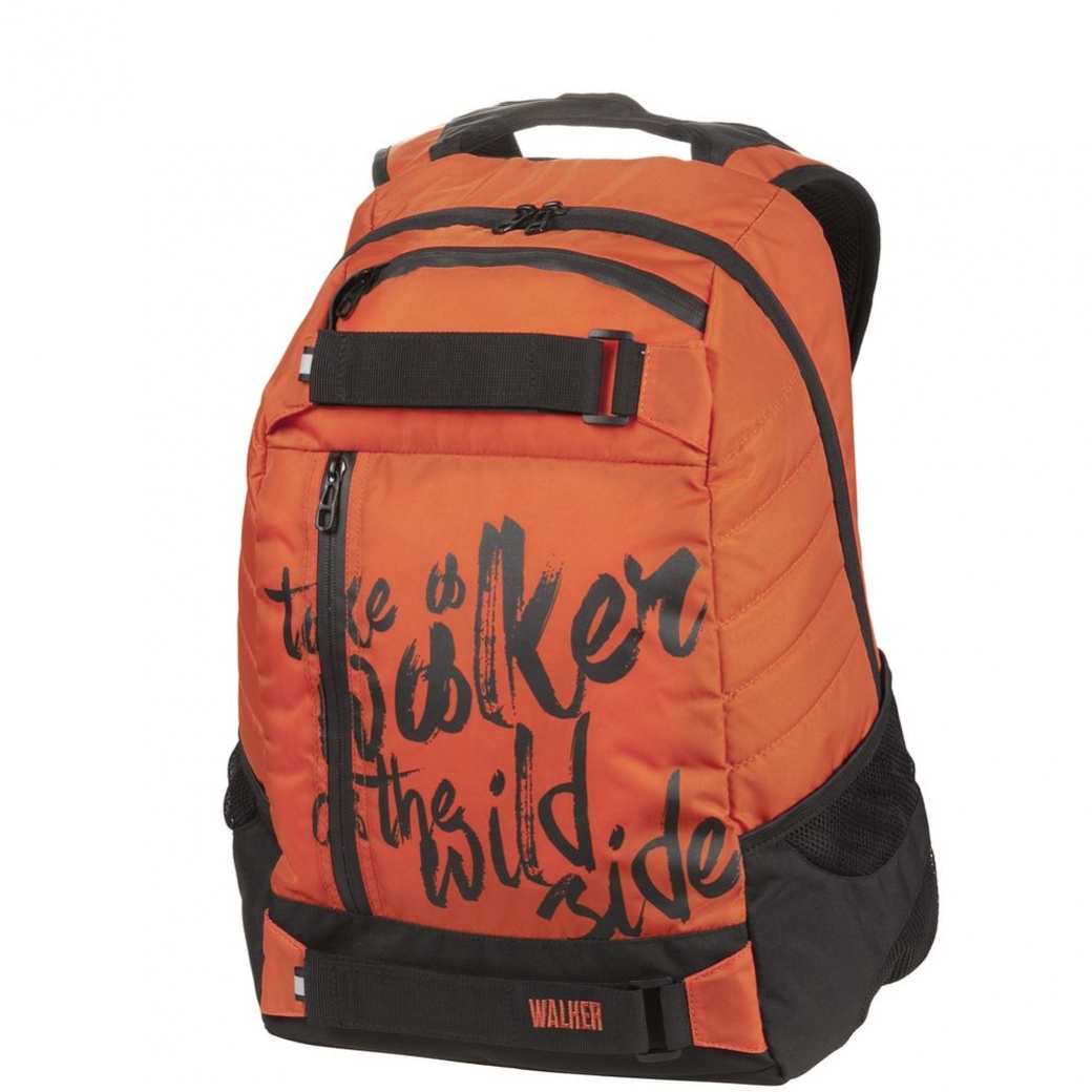 Walker Wingman - рюкзак школьный Wild Side, 34x38x22 см, оранжевый фото