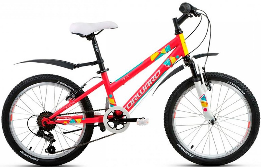 Велосипед 26" Forward Iris 1.0 6 ск 17-18 г 17 ' Красный/Синий RBKW8MN66019 фото