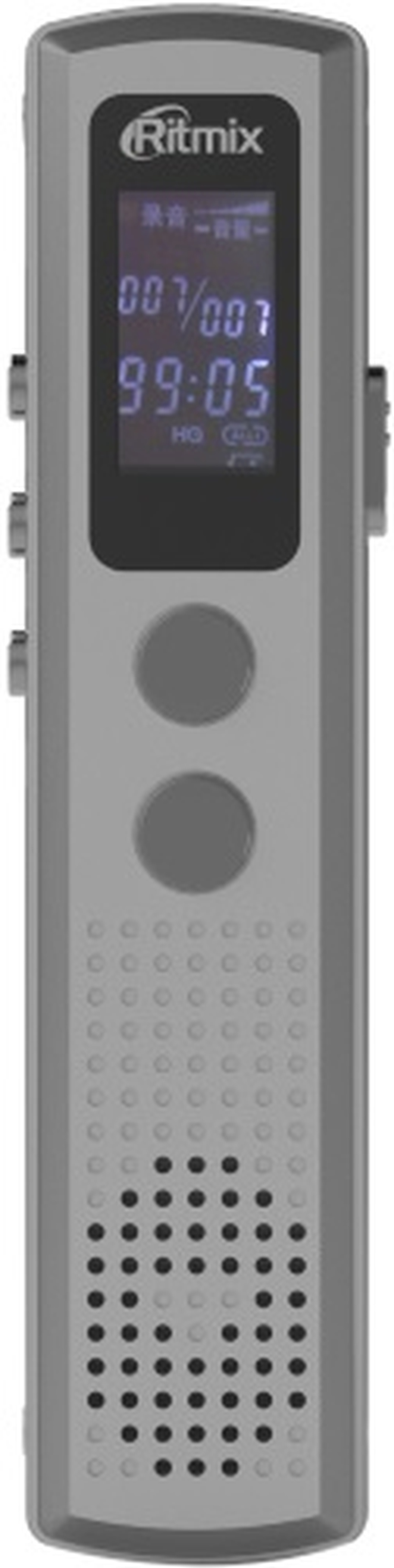 Цифровой диктофон Ritmix RR-120 8Gb серебряный фото