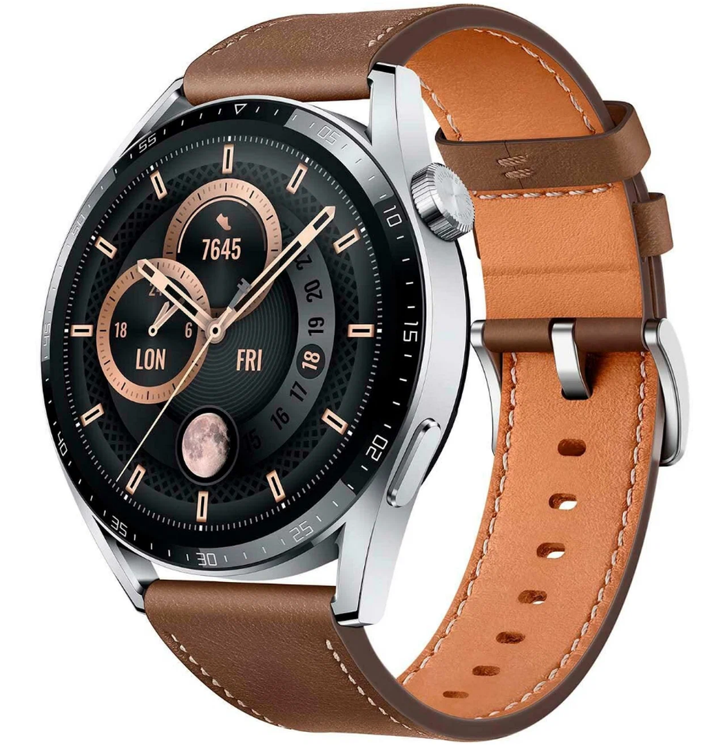 Умные часы Huawei Watch GT 3 Classic (JPT-B29V), коричневый фото