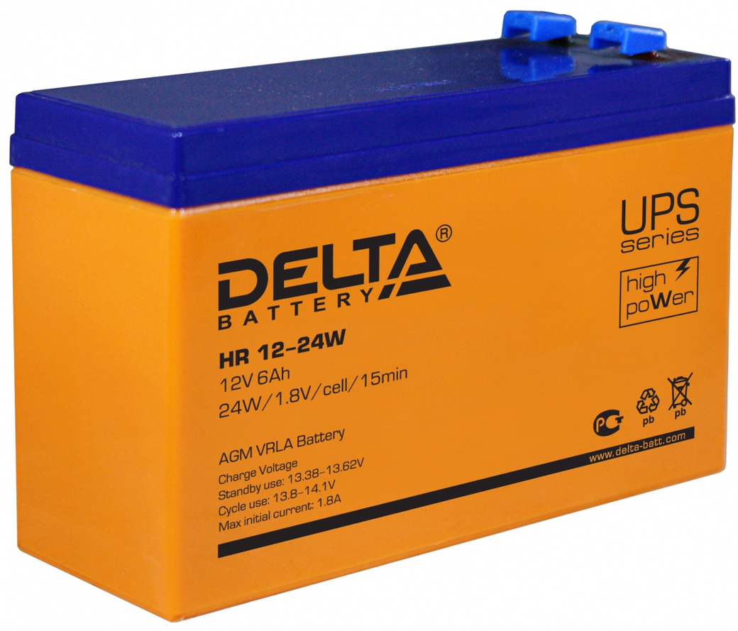 Аккумуляторная батарея Delta HR 12-24 W фото