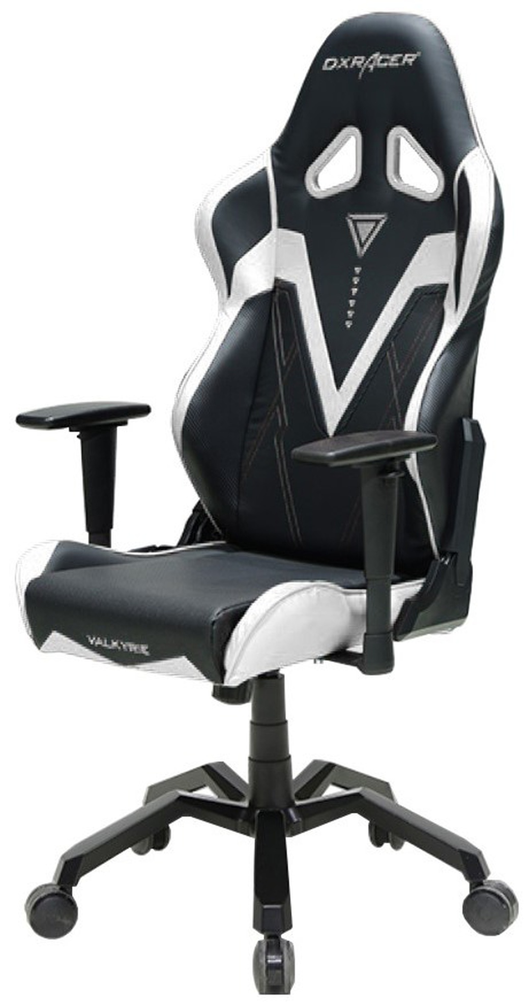 DXRacer Valkyrie Игровое кресло чёрно-белое, OH/VB03/NW, кожа-PU фото