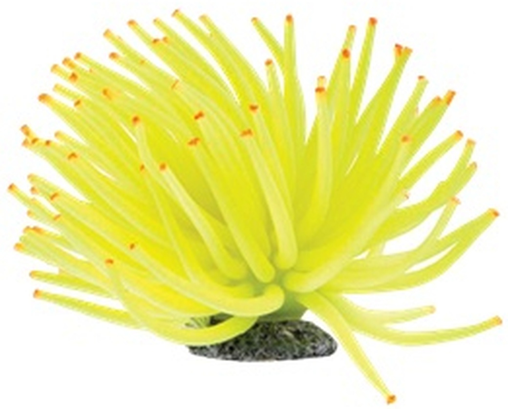 Декорация флуоресцирующая Glofish Актиния желтая (4 х 4 х 5см) фото