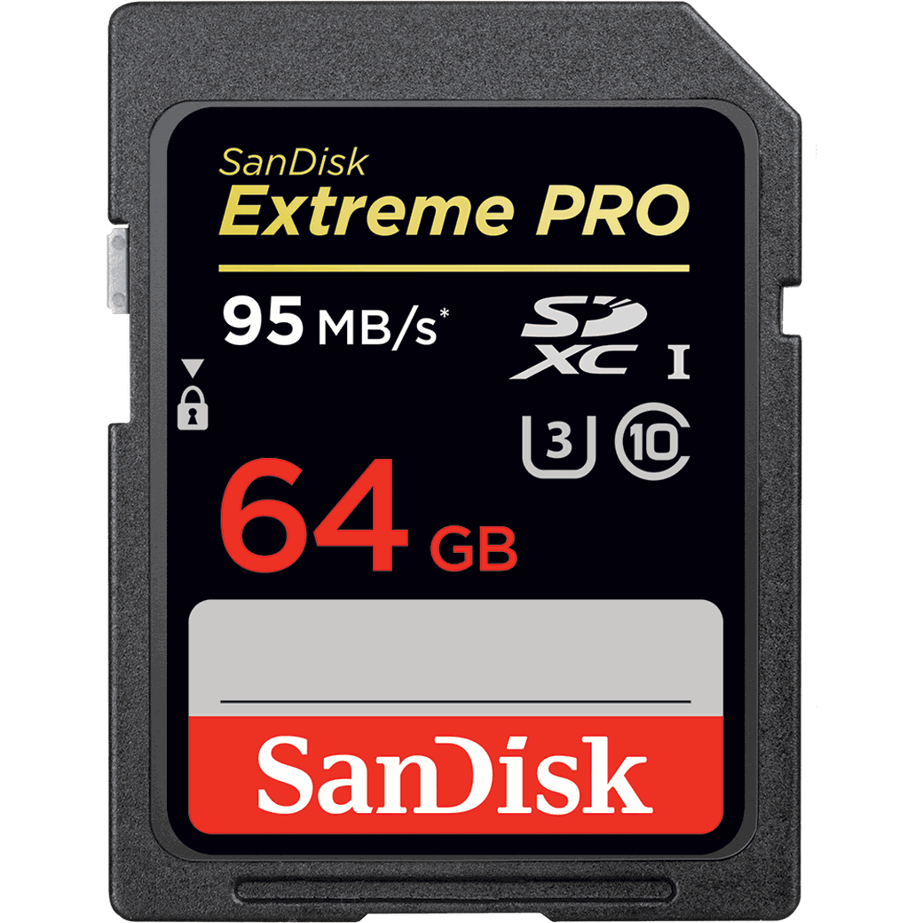 Карта памяти SanDisk Extreme Pro SDXC 64GB Class 10 UHS-I (U3) V30 95MB/s фото