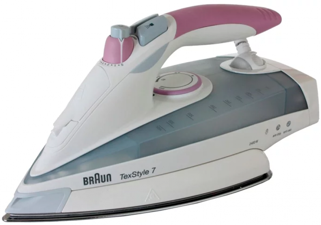 Утюг Braun TS755EA 2400Вт белый/розовый фото