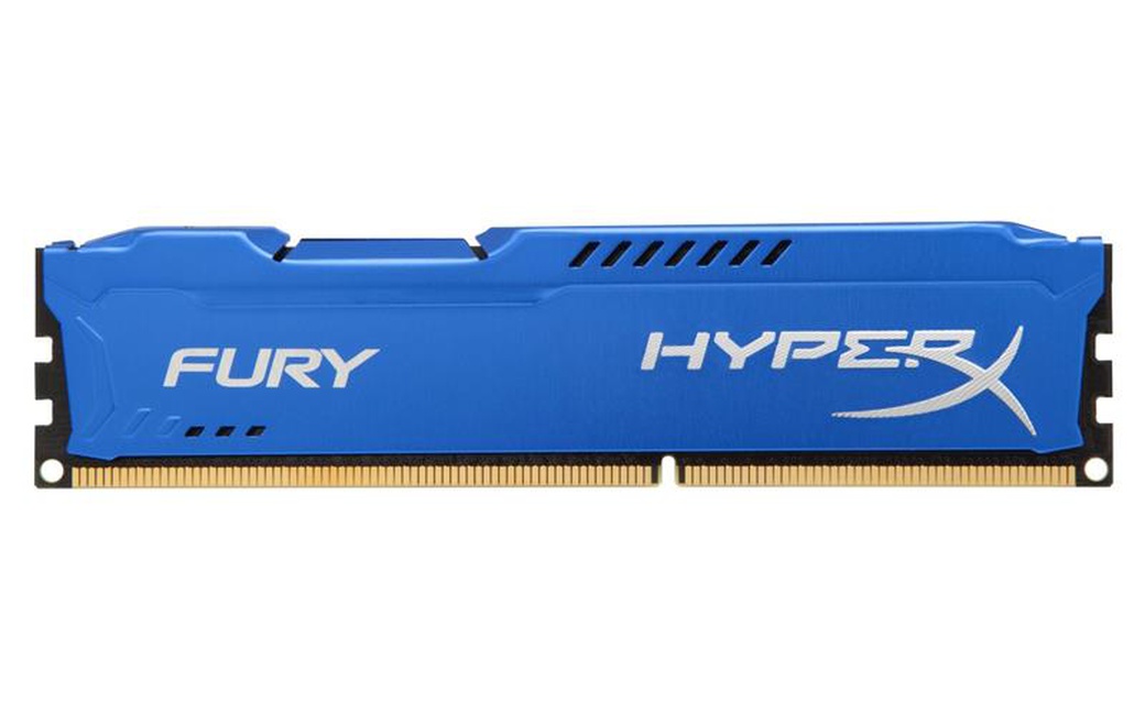 Память оперативная DDR3 4GB Kingston 1600MHz CL10 DIMM HyperX FURY Blue Series фото