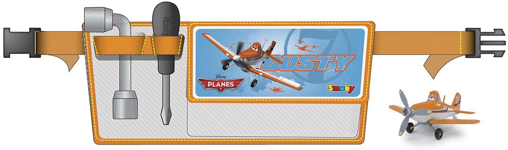Smoby Самолет Дасти и сумочка с инструментами - игровой набор фото