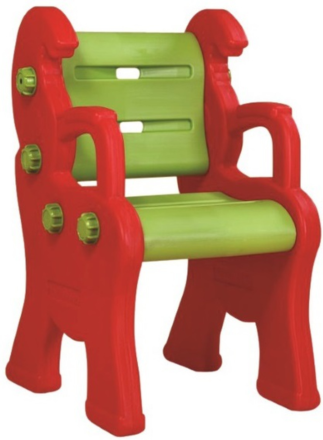 King Kids Детский пластиковый стул "Королевский", красный фото