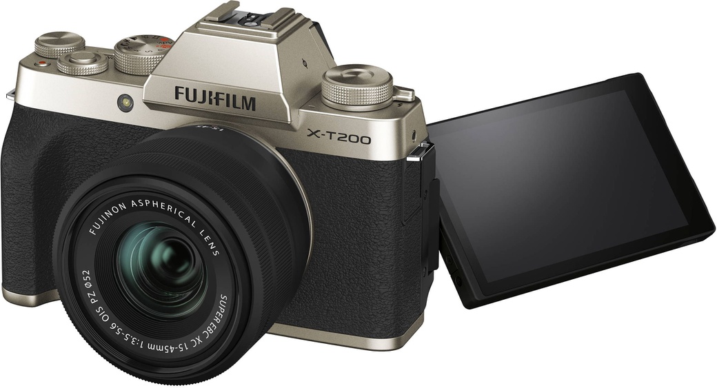 Фотоаппарат Fujifilm X-T200 Kit 15-45mm золото фото