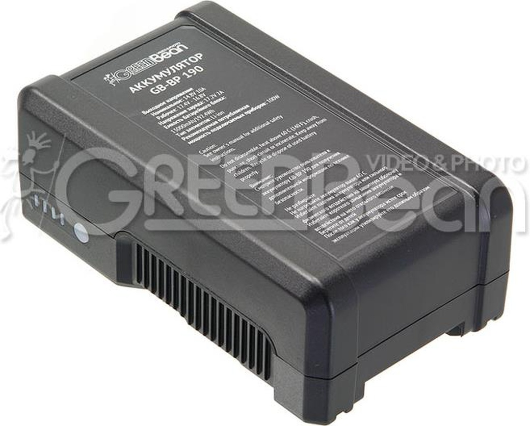 Аккумулятор GreenBean PowerPack GB-BP 190 V-mount фото