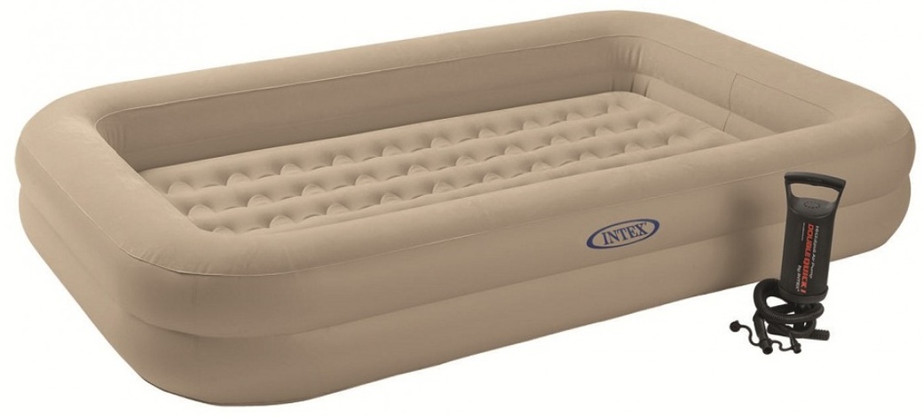 Intex Кровать Kidz Travel Bed Set надувная для детей c ручным насосом 66810 фото