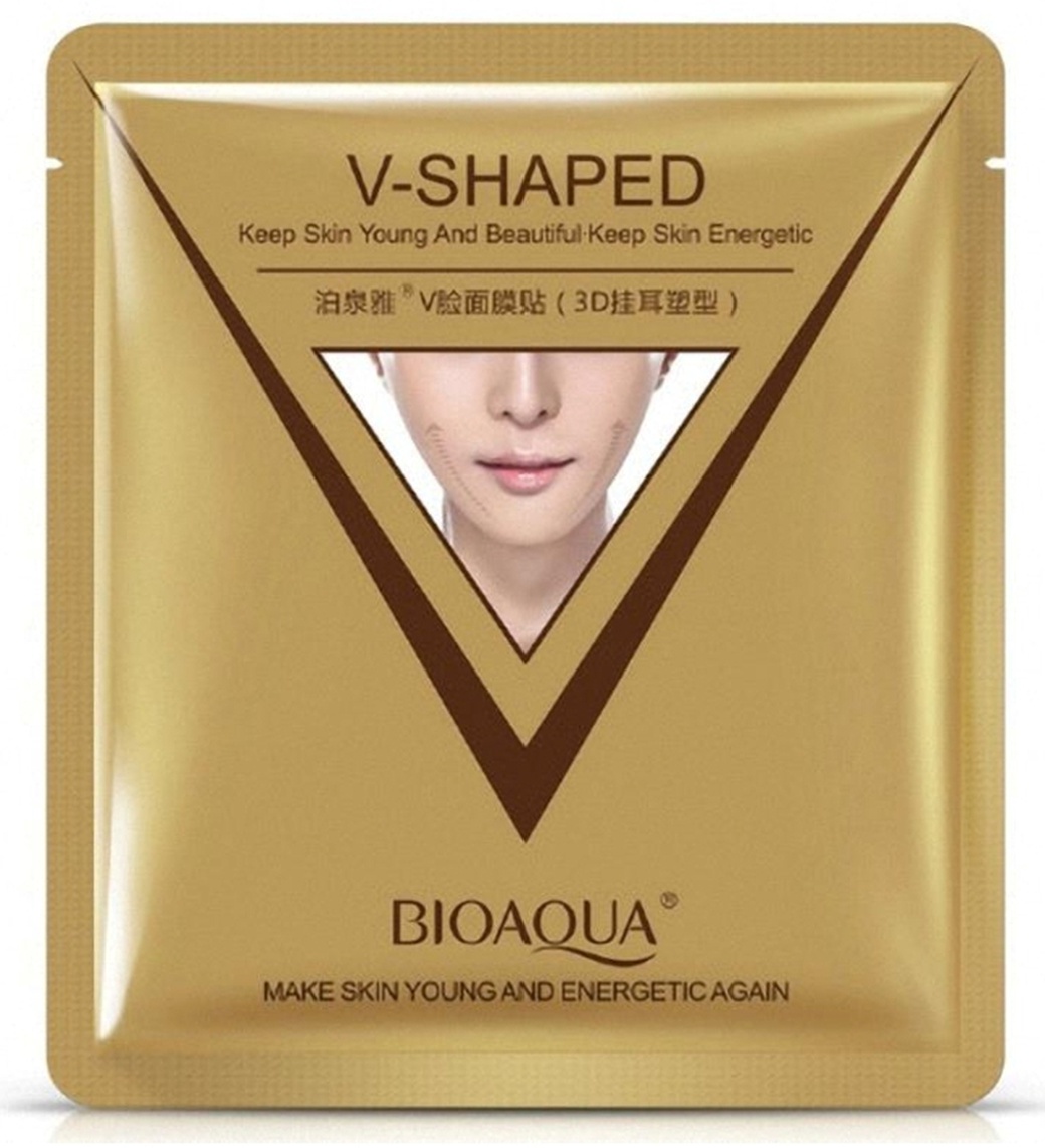 Подтягивающая тканевая маска для лица Bioaqua V-Shaped фото