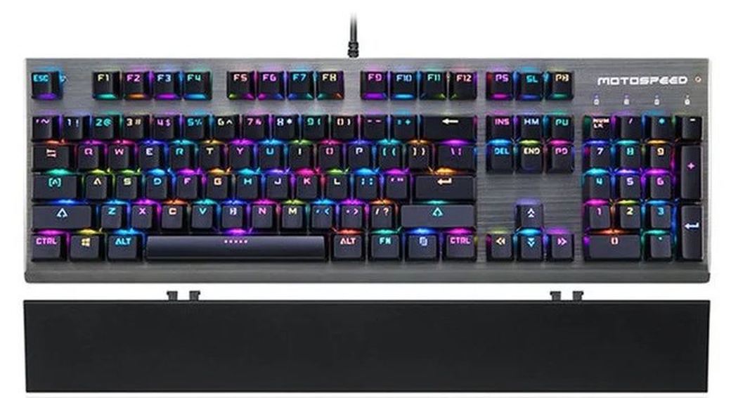 Игровая проводная клавиатура Motospeed CK108 Rainbow фото
