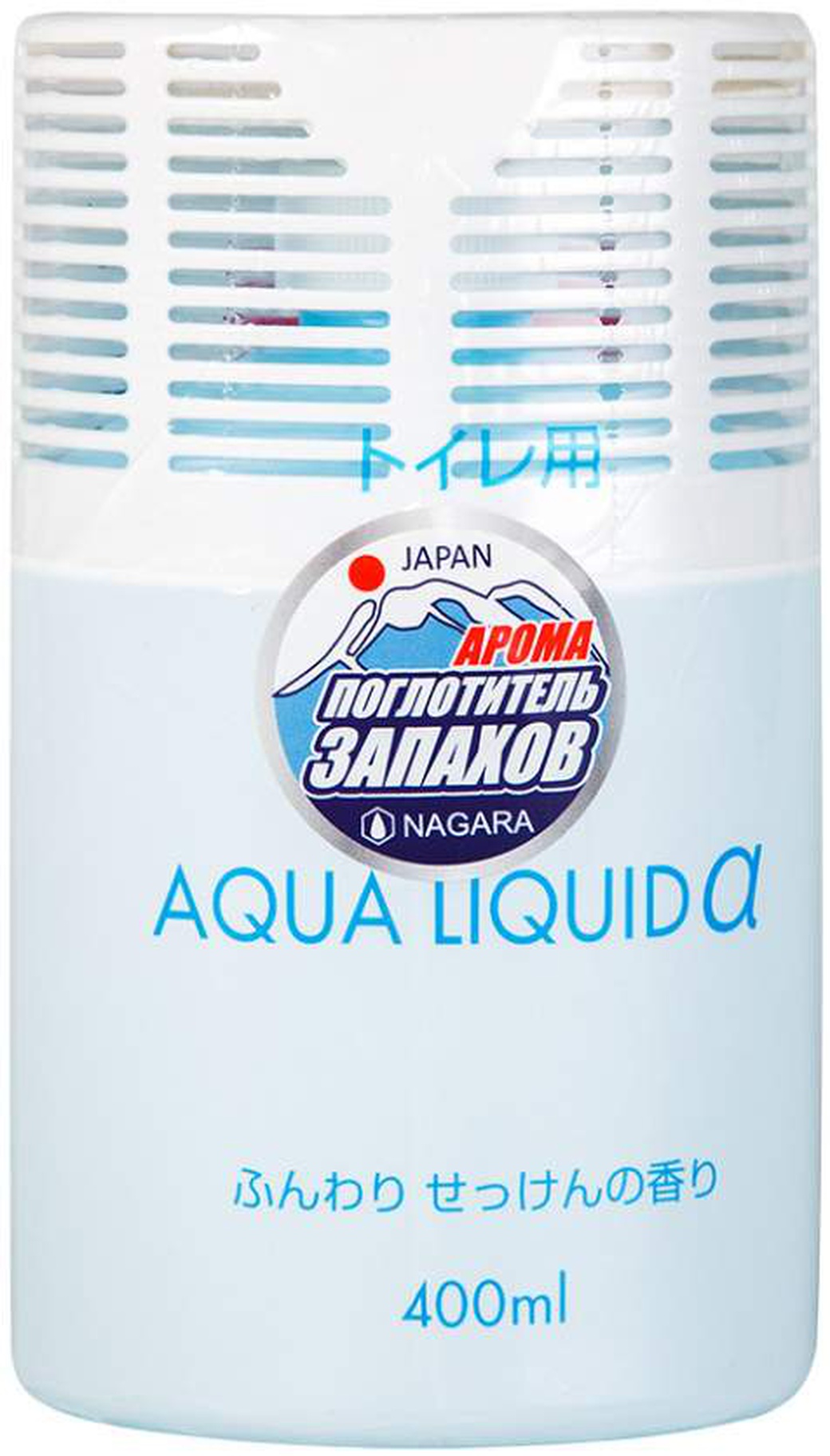 Арома-поглотитель запахов Nagara Aqua liquid Мыло для туалета 400 мл фото