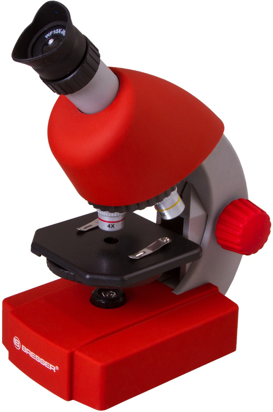 Микроскоп Bresser Junior 40x-640x, красный фото