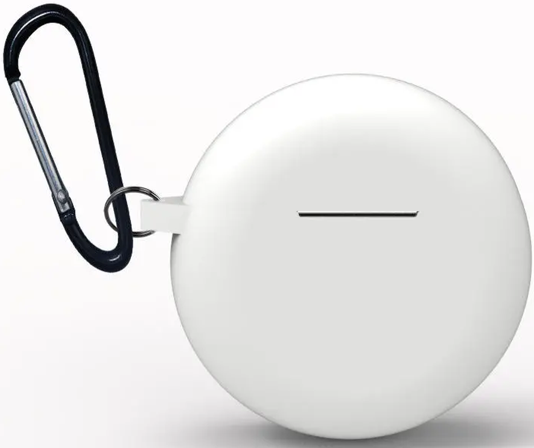 Силиконовый чехол Bakeey с брелком для Huawei Freebuds 3, белый фото
