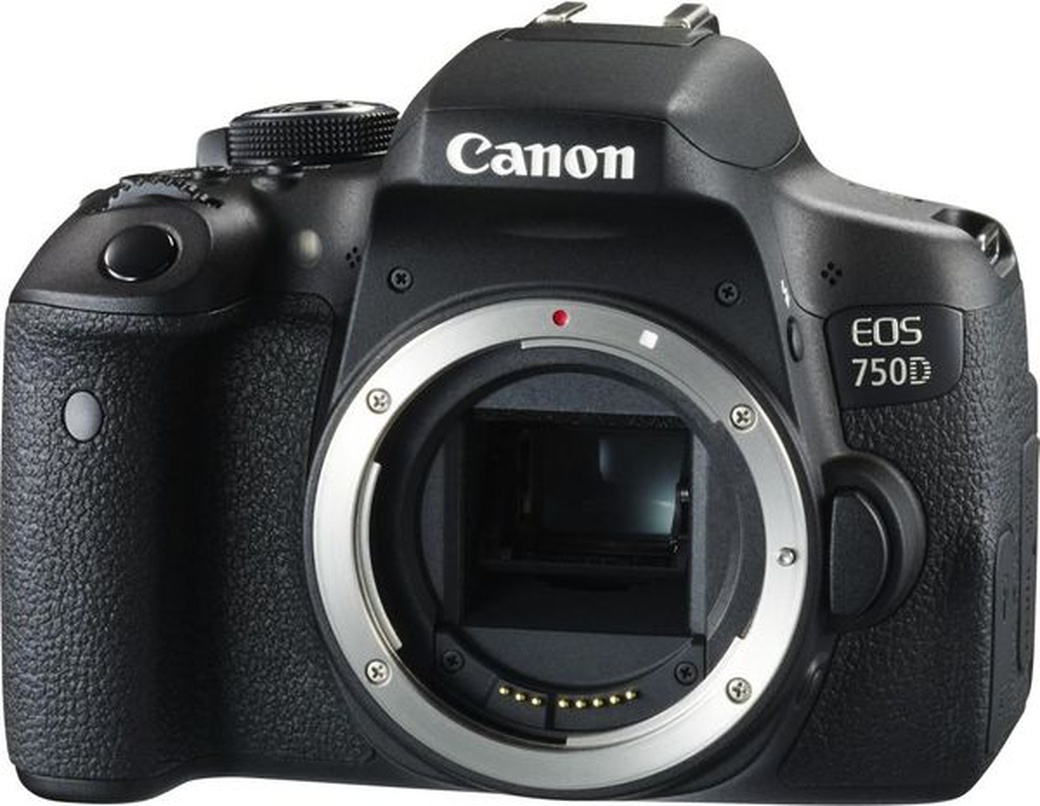 Зеркальный фотоаппарат Canon EOS 750D body фото