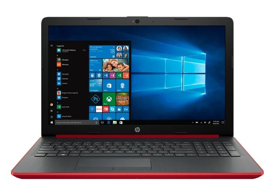Ноутбук HP 15-db0133ur <4JY90EA> Ryzen 3-2200U (2.5)/4Gb/256Gb SSD/15.6"FHD AG/Int AMD Radeon Vega 3/No ODD/Cam HD/Win10 (красный) фото