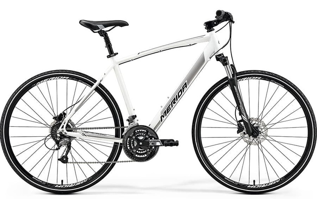 Велосипед Merida Crossway 40-D SilkPearl White (Silver) 2019 SM(48см)(93908) фото