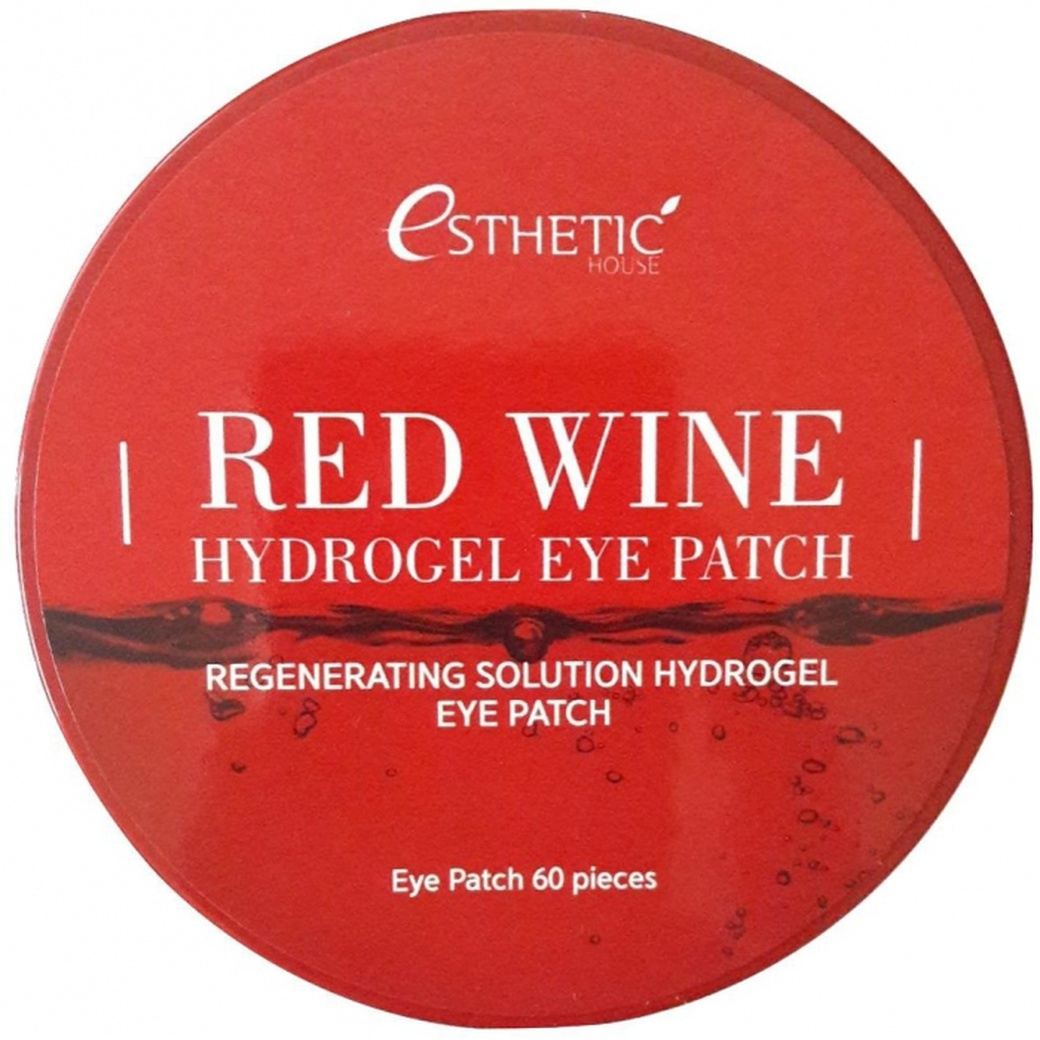 Esthetic House Гидрогелевые патчи для глаз с экстрактом красного вина Red Wine Hydrogel Eye Patch 1,4 г х 60 шт фото