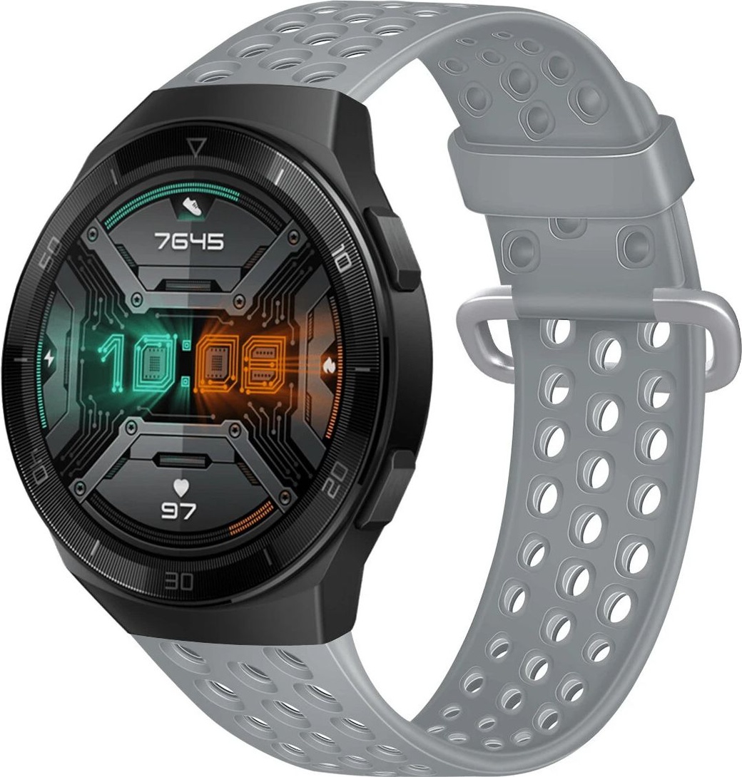 Силиконовый ремешок Bakeey 22 мм для Huawei Watch GT 2e, серый фото