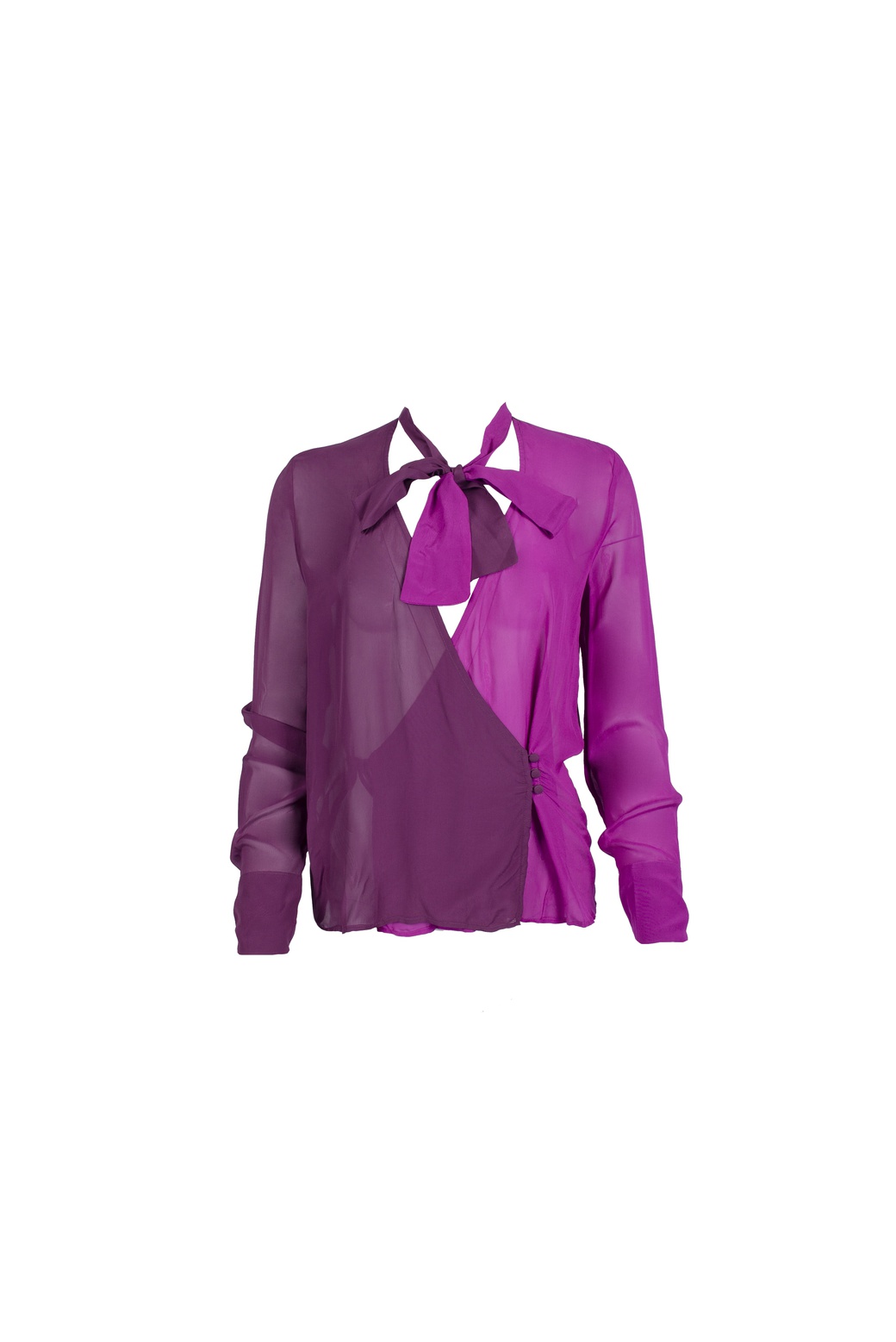 Блуза Mango 34910984, фиолетовый фото