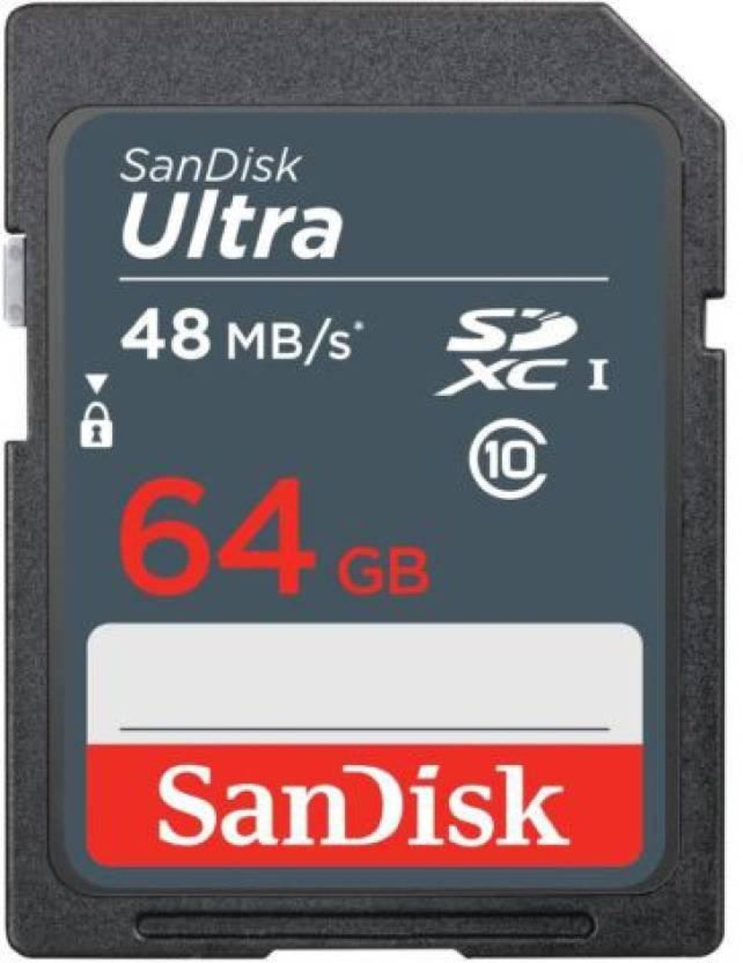 Карта памяти SanDisk SDXC Ultra Class 10 UHS-I U1 (48/10MB/s) 64GB фото
