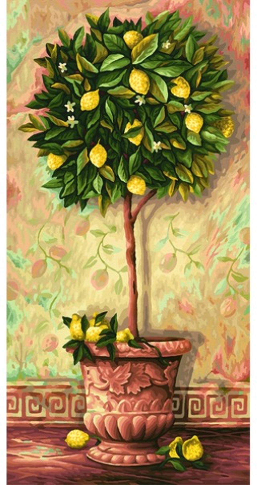 Schipper Лимонное дерево - раскраска по номерам, 40х80 см фото
