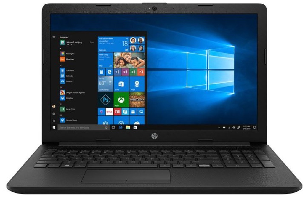 Ноутбук HP 15-da1047ur <6ND54EA> i5-8265U (1.6)/4Gb/1Tb+16Gb Optane/15.6"FHD AG/Int Intel UHD 620/No ODD/Cam/Win10 черный фото