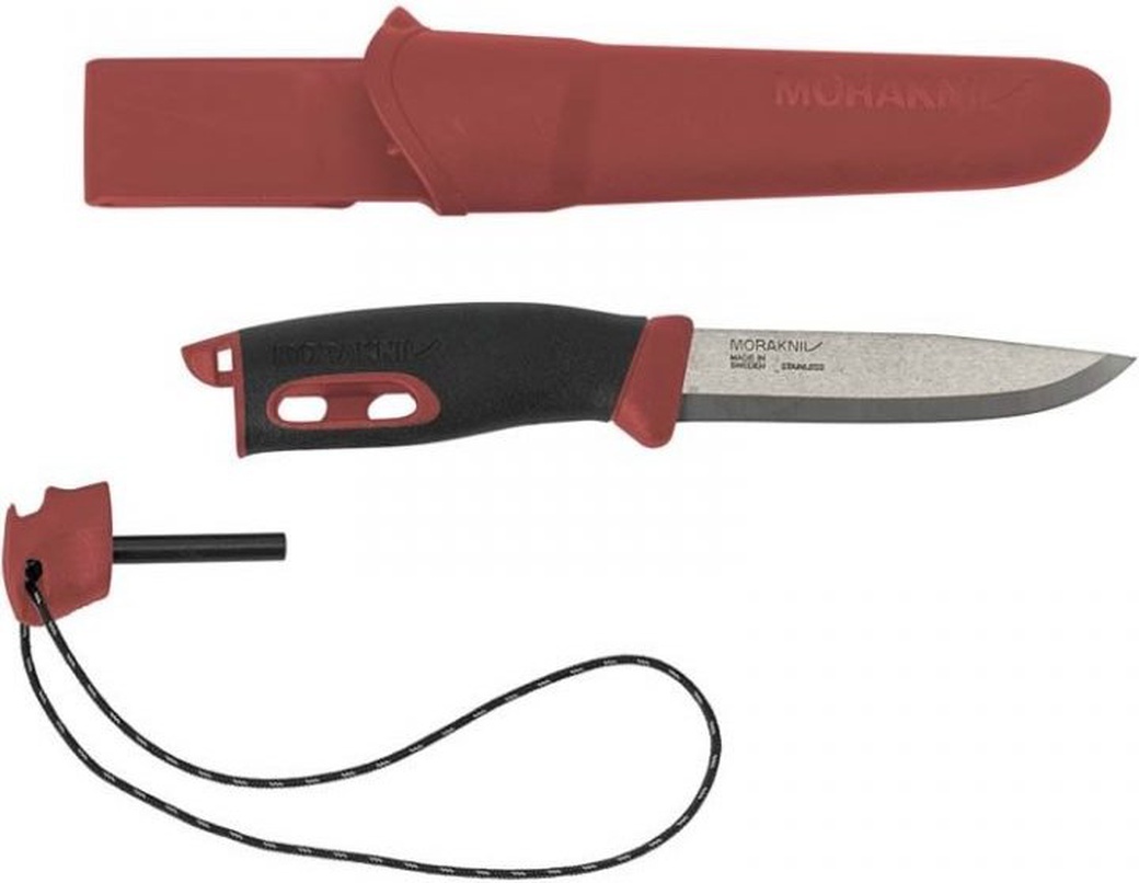 Нож Morakniv Companion Spark Red, нержавеющая сталь, 13571, шт фото