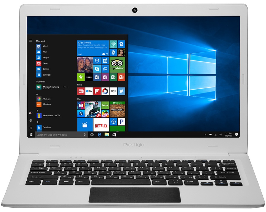 Ноутбук 11,6" Prestigio Smartbook белый (Intel Atom Z8350/1920x1080/2Gb/32Gb eMMC/Intel HD Graphics 400/Wi-Fi/Bluetooth/Windows 10 Home)+мышь фото