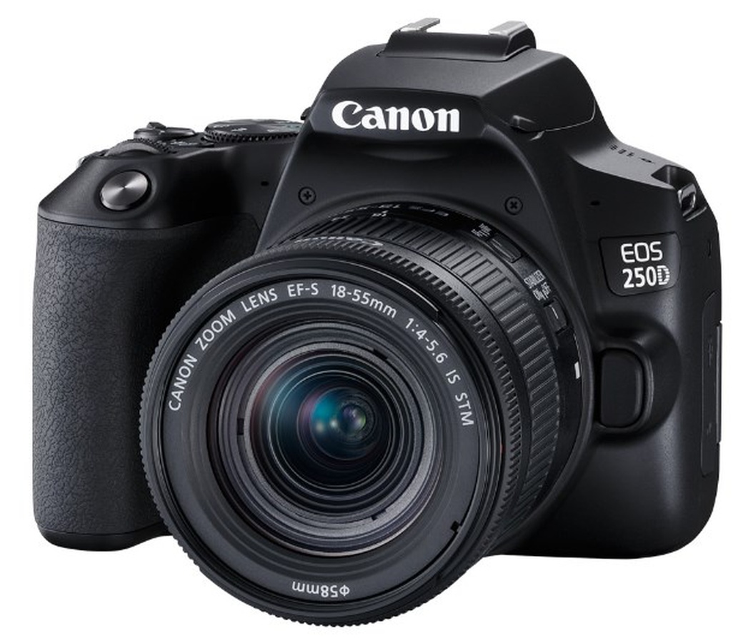 Зеркальный фотоаппарат Canon EOS 250D Kit 18-55 IS STM черный фото