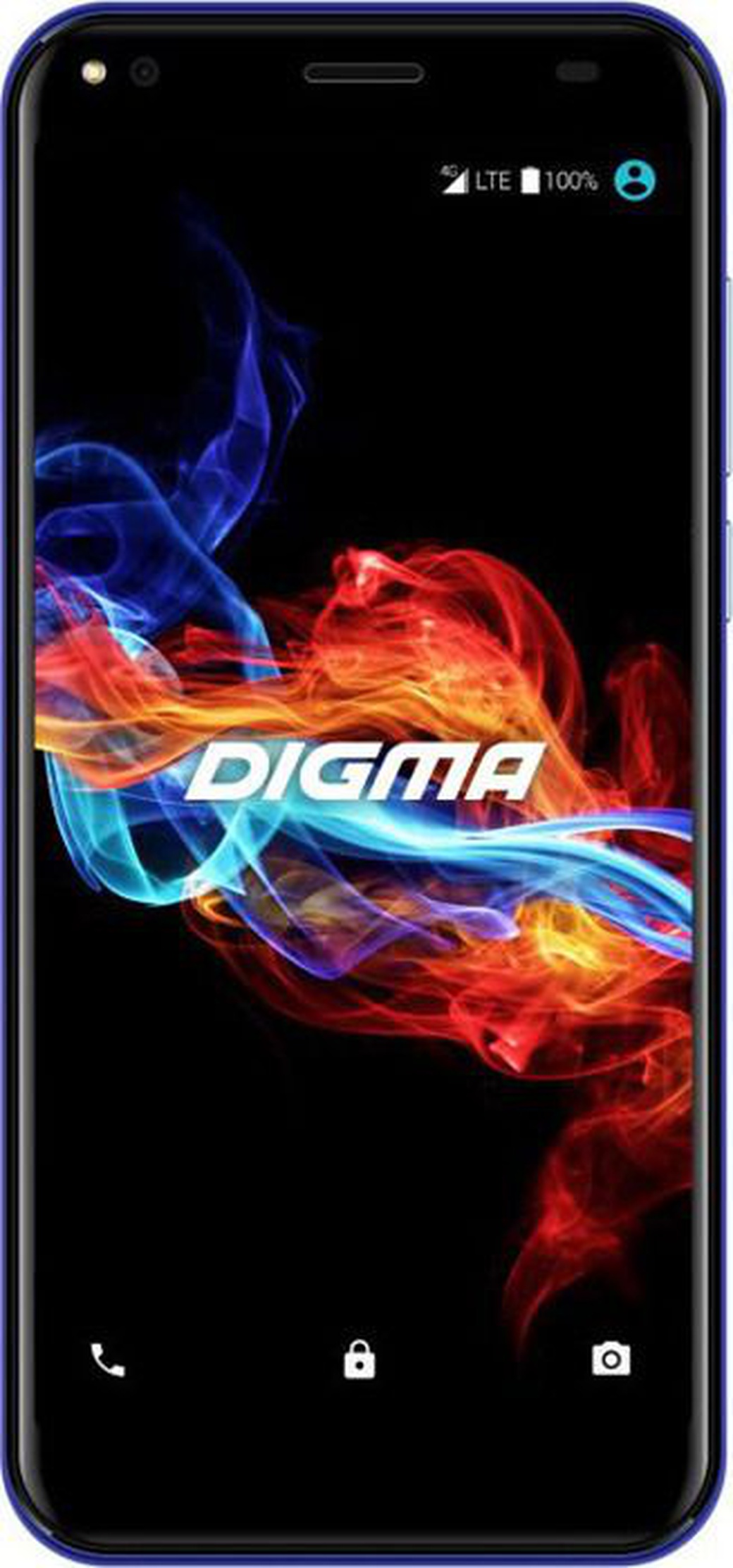 Смартфон Digma Rage 4G Linx 16Gb 2Gb Синий фото