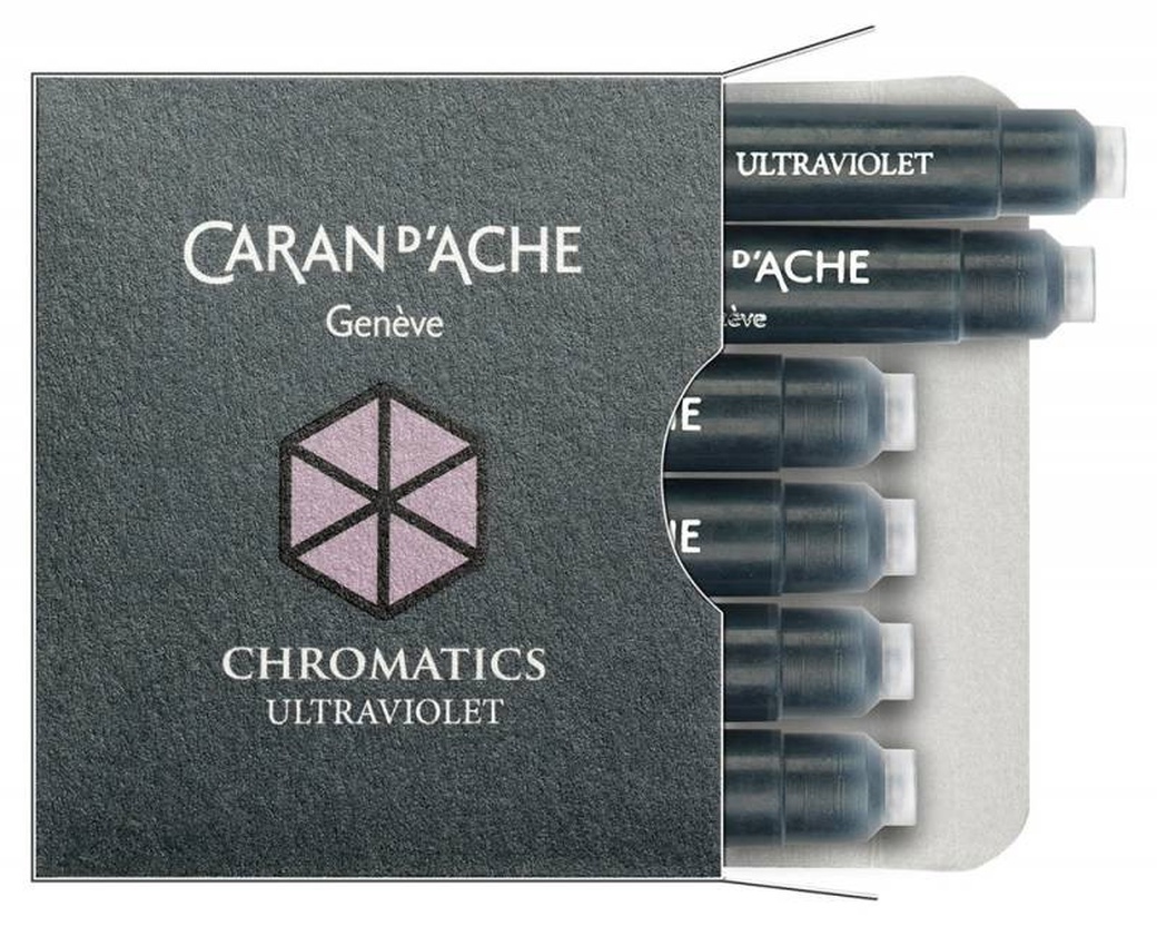 Carandache Чернила (картридж), фиолетовый, 6 шт в упаковке фото