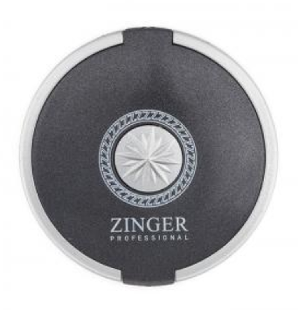 Zinger Зеркало компактное круглое 3104-9 серебро/титан фото