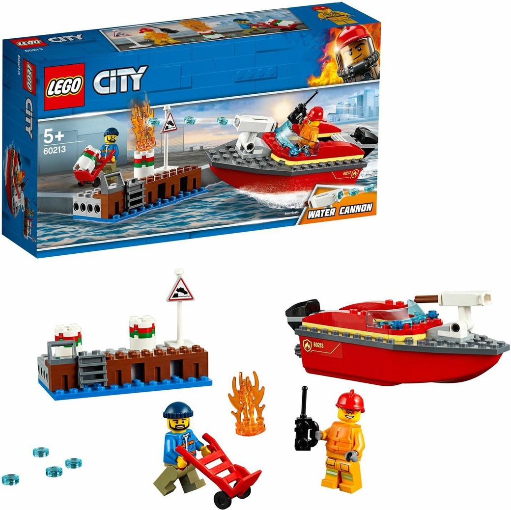 Конструктор LEGO City Fire Пожар в порту фото