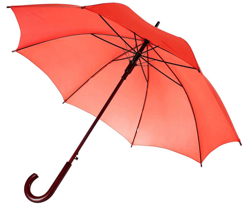 Зонт-трость Standard, красный фото