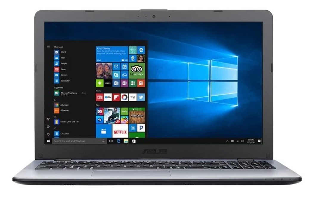 Ноутбук ASUS X542UF (Intel i3-7100U/4Gb/500Gb/No ODD/15.6" FHD/NVIDIA GeForce MX130 GDDR5 2Gb/Wi-Fi/Windows 10) серый фото