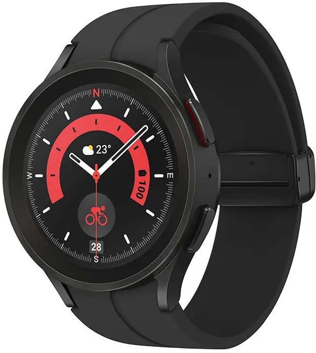 Умные часы Samsung Galaxy Watch5 Pro (Titan), черный фото