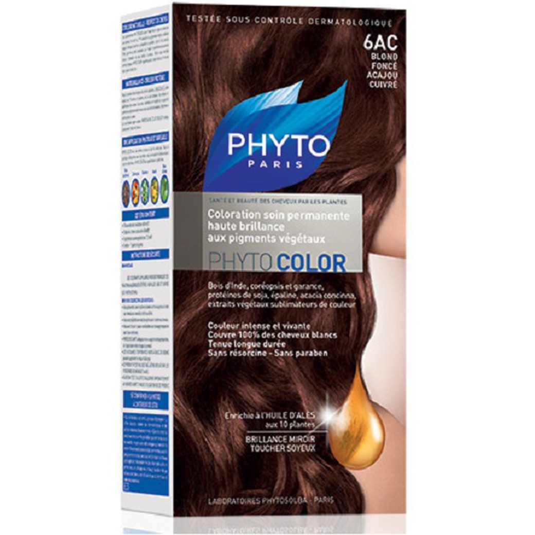 Phytosolba 6ac Phyto Color краска для волос темный блонд медь-красное дерево фото