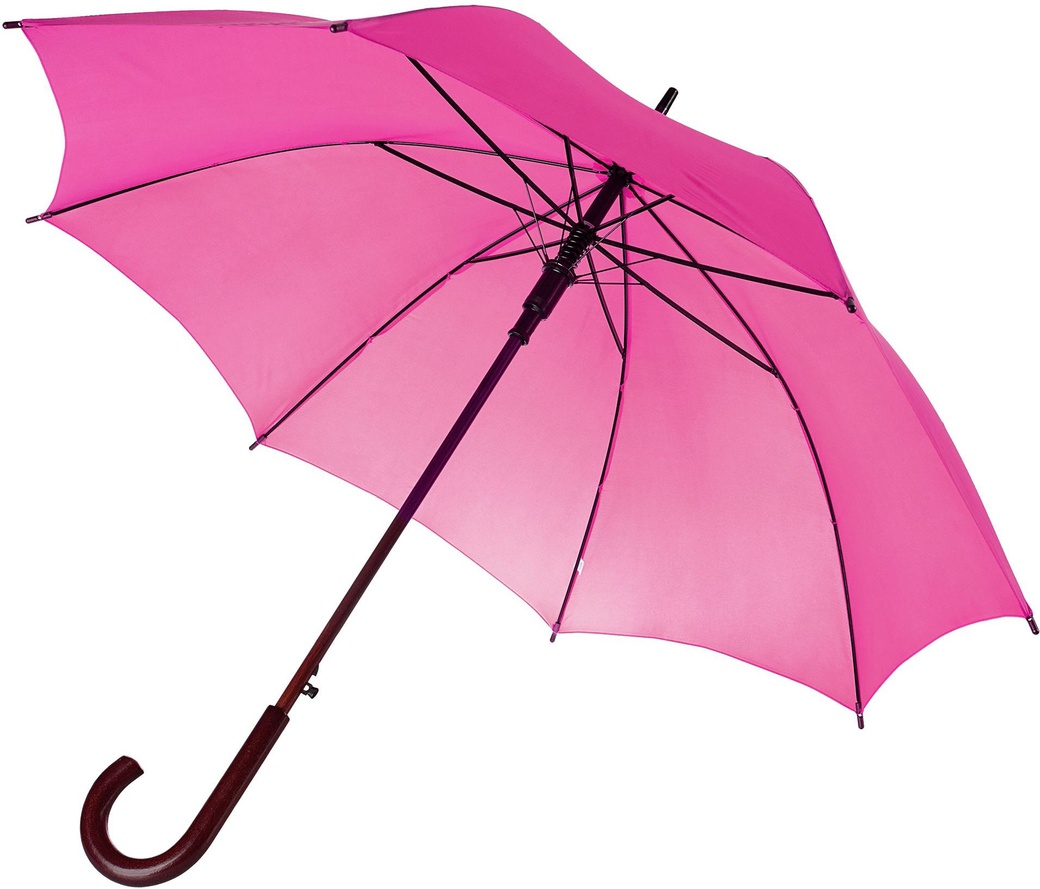 Зонт-трость Unit Standard, ярко-розовый (фуксия) фото
