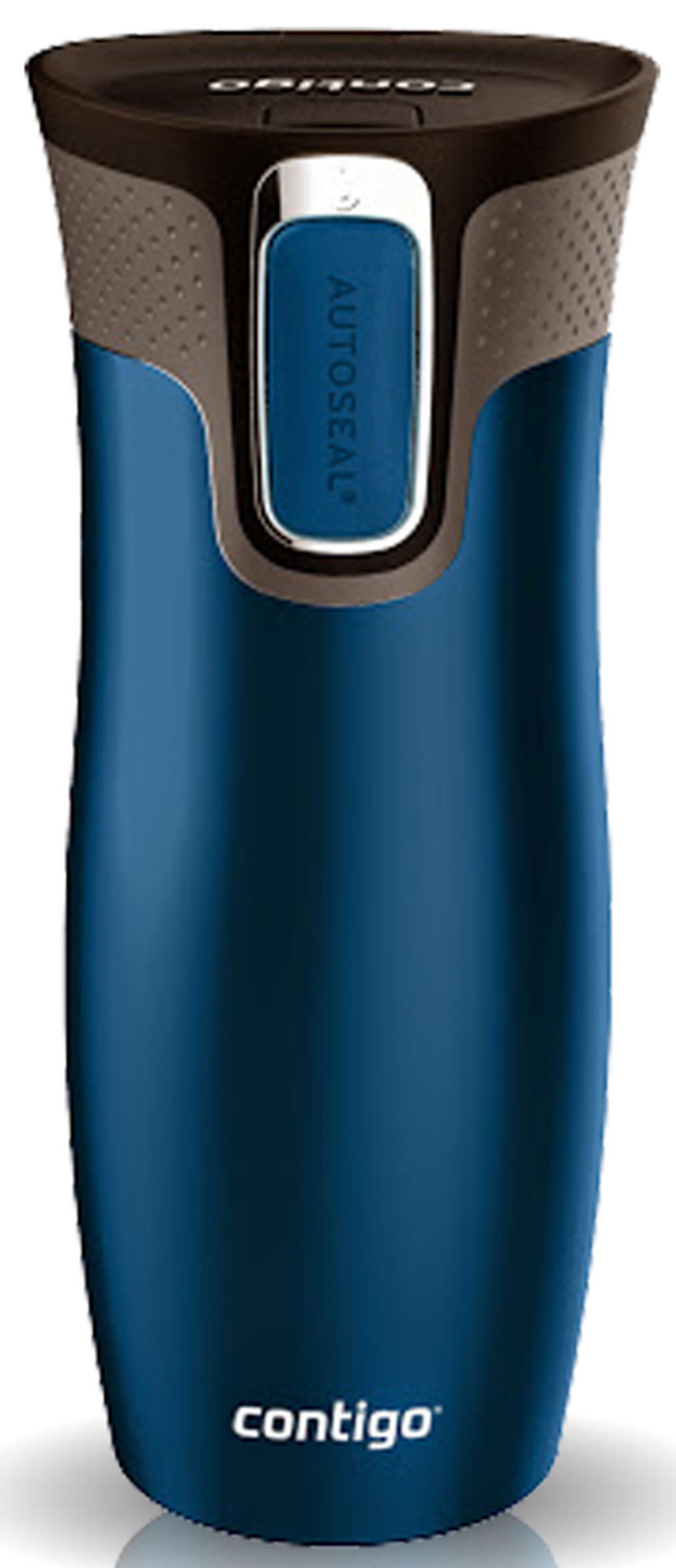 Термокружка Contigo West Loop (0,47 литра) синяя матовая фото