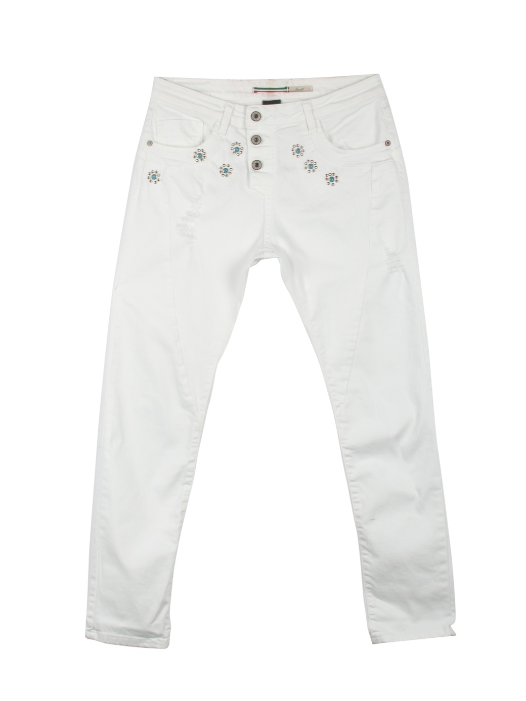 Джинсы Please Jeans HO2M5I-P6BW, белый, S фото