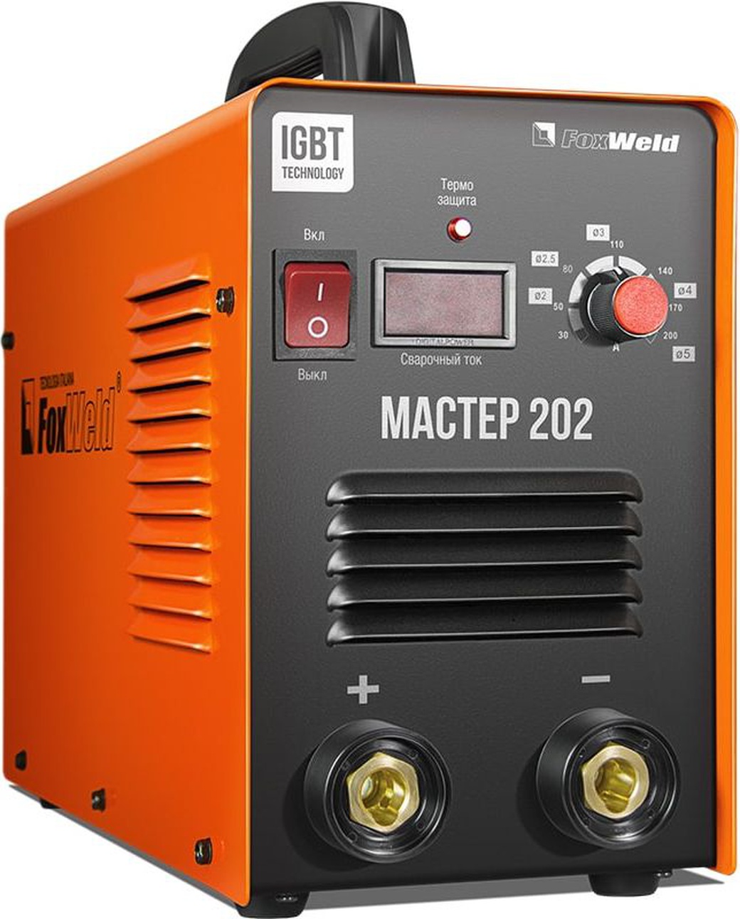 Сварочный аппарат FOXWELD Мастер 202 (160-253В 20-200А 1.6-5мм ПН60 IP21) фото