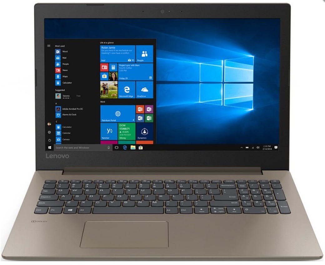 Ноутбук Lenovo Ideapad 330 15 AMD (AMD A4 9125 2300 MHz/15.6"/1920x1080/4GB/128GB SSD/AMD Radeon 530/Wi-Fi/bluetooth/Windows 10 Home) коричневый фото