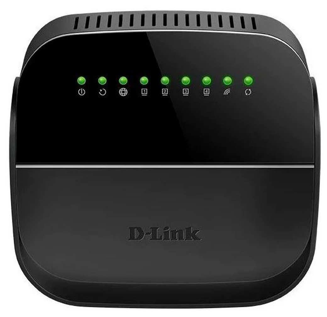 Wi-Fi роутер D-link DSL-2640U/R1A, черный фото