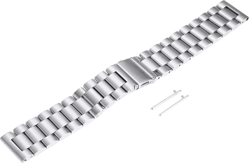 Ремешок для часов Samsung Galaxy Watch 46mm/Galaxy Watch 42mm, нержавеющая сталь, серебро, 42 мм фото