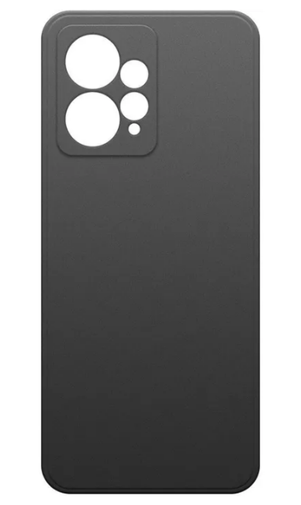 Чехол-накладка для Xiaomi Redmi 12 черный, Microfiber Case, BoraSCO фото