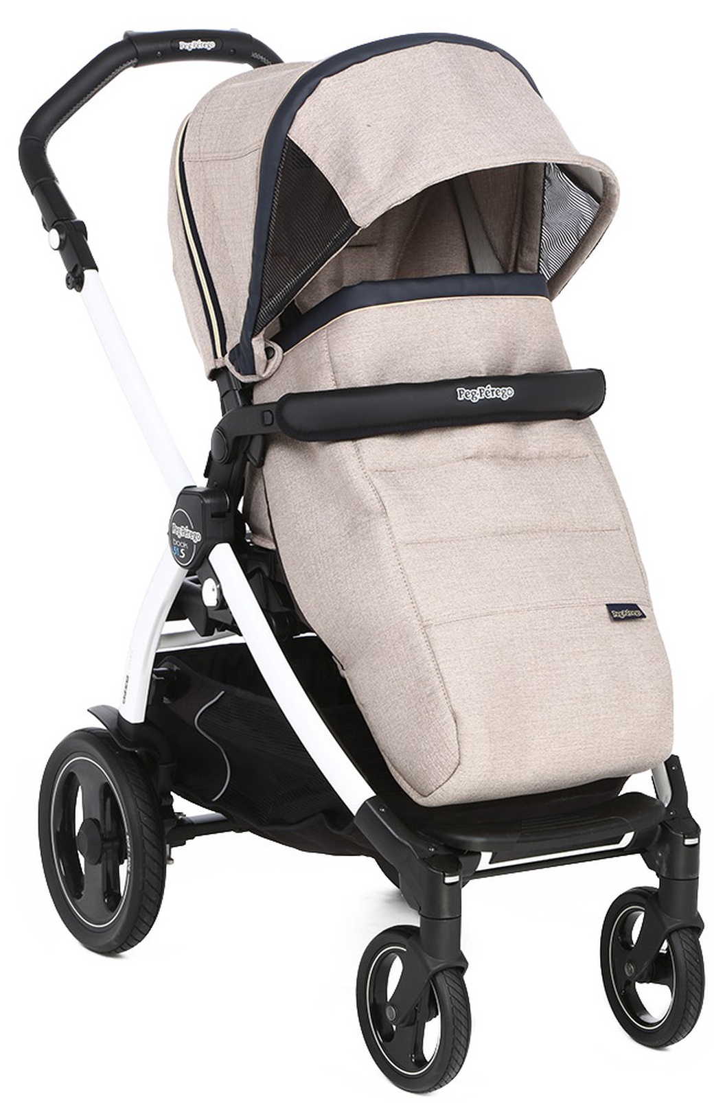 Peg-Perego Book Plus Pop-up Completo - прогулочная коляска S B, W Luxe Beige фото
