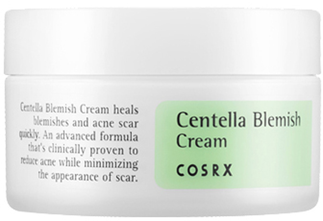 COSRX Крем с экстрактом центеллы для чувствительной и проблемной кожи Centella Blemish Cream фото